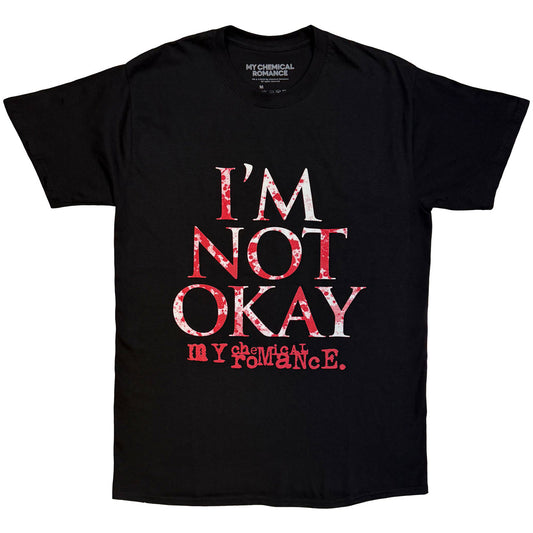 My Chemical Romance Unisex T-Shirt: I'm Not Okay (Black)