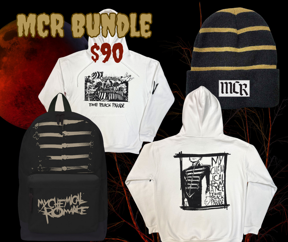 My Chemical Romance Bundle Pack-Bag, Hat, Hoodie