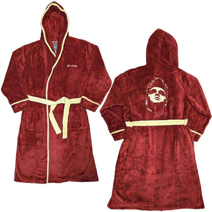 Morrissey Unisex Bathrobe: Portrait (Red) (Back Print)