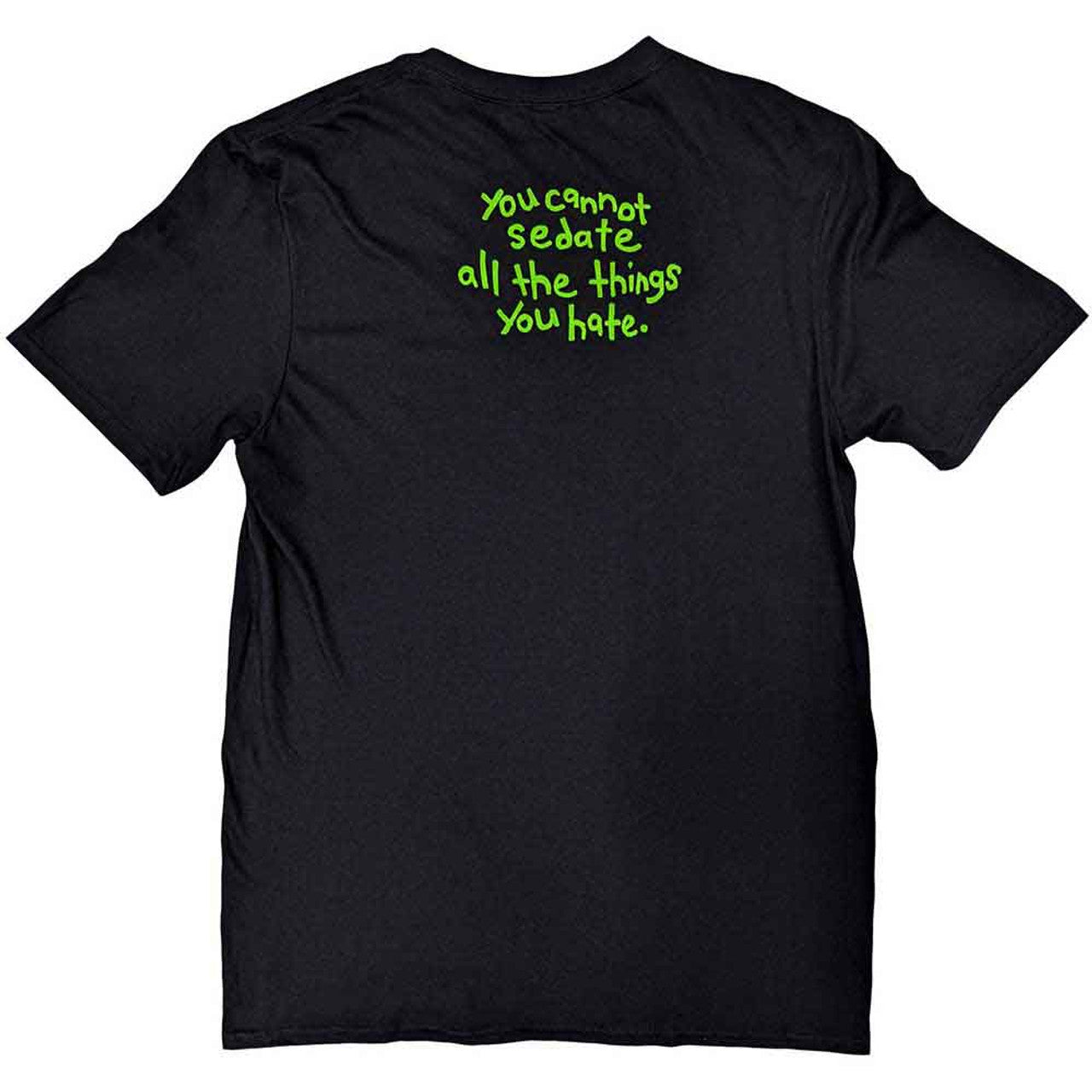 Marilyn Manson Unisex T-Shirt: American Family (Black) (Back Print)