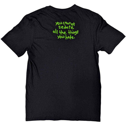 Marilyn Manson Unisex T-Shirt: American Family (Black) (Back Print)