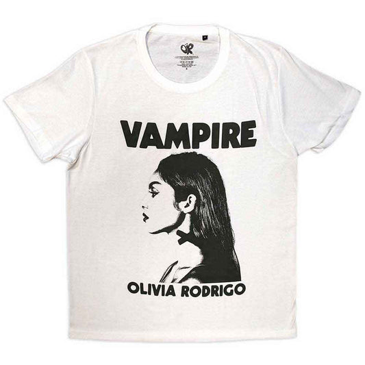 Olivia Rodrigo Unisex T-Shirt: Vampire (White)