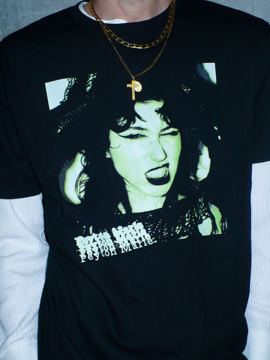 Peyton Marie Black Tee
