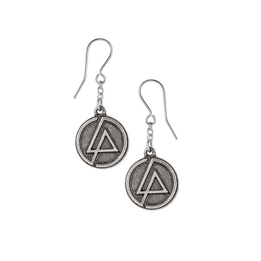 Linkin Park Earrings: LP Circle Logo