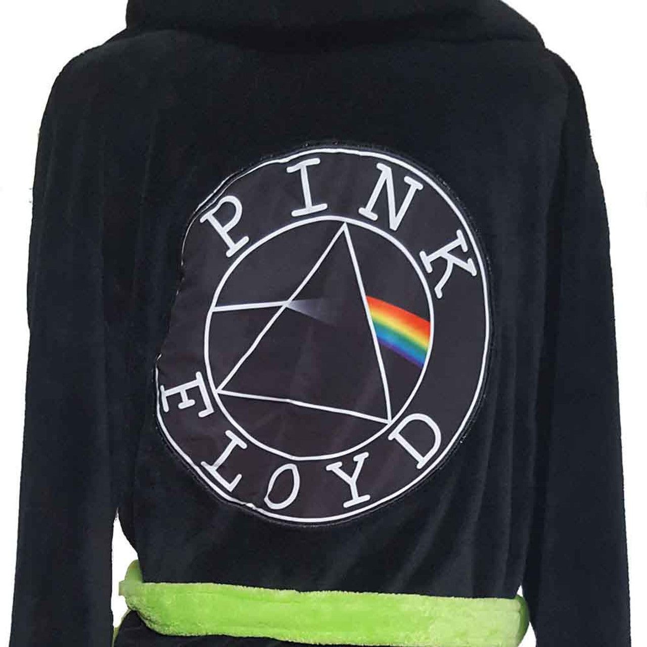 Pink Floyd Unisex Bathrobe: Circle Logo (Black) (Back Print)