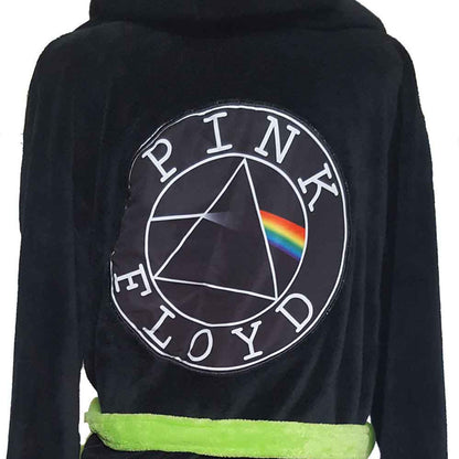 Pink Floyd Unisex Bathrobe: Circle Logo (Black) (Back Print)