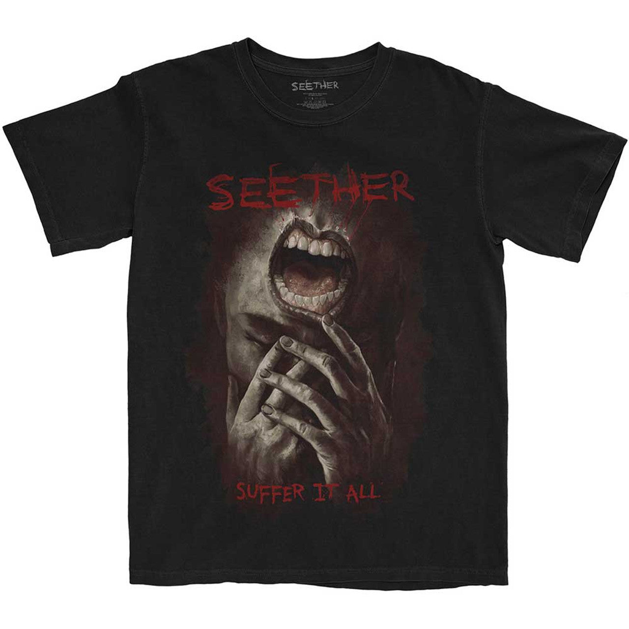 Seether Unisex T-Shirt: Suffer It All (Black)