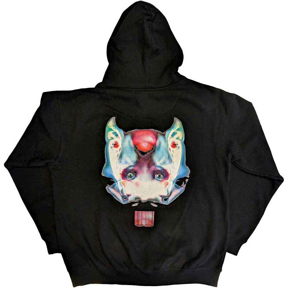 Slipknot Unisex Pullover Hoodie: Eye Logo (Black) (Back Print)