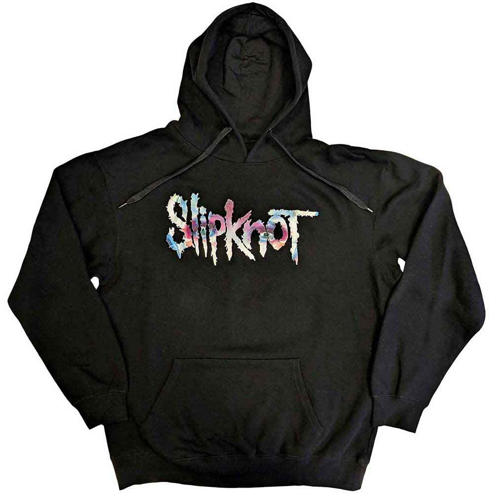 Slipknot Unisex Pullover Hoodie: Eye Logo (Black) (Back Print)