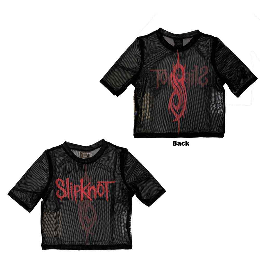 Slipknot Mesh Ladies Crop Top