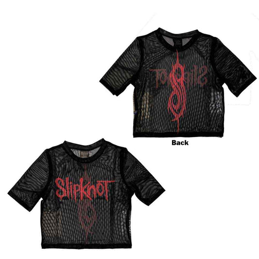 Slipknot Mesh Ladies Crop Top