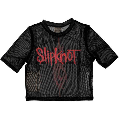 Slipknot Mesh Ladies Crop Top