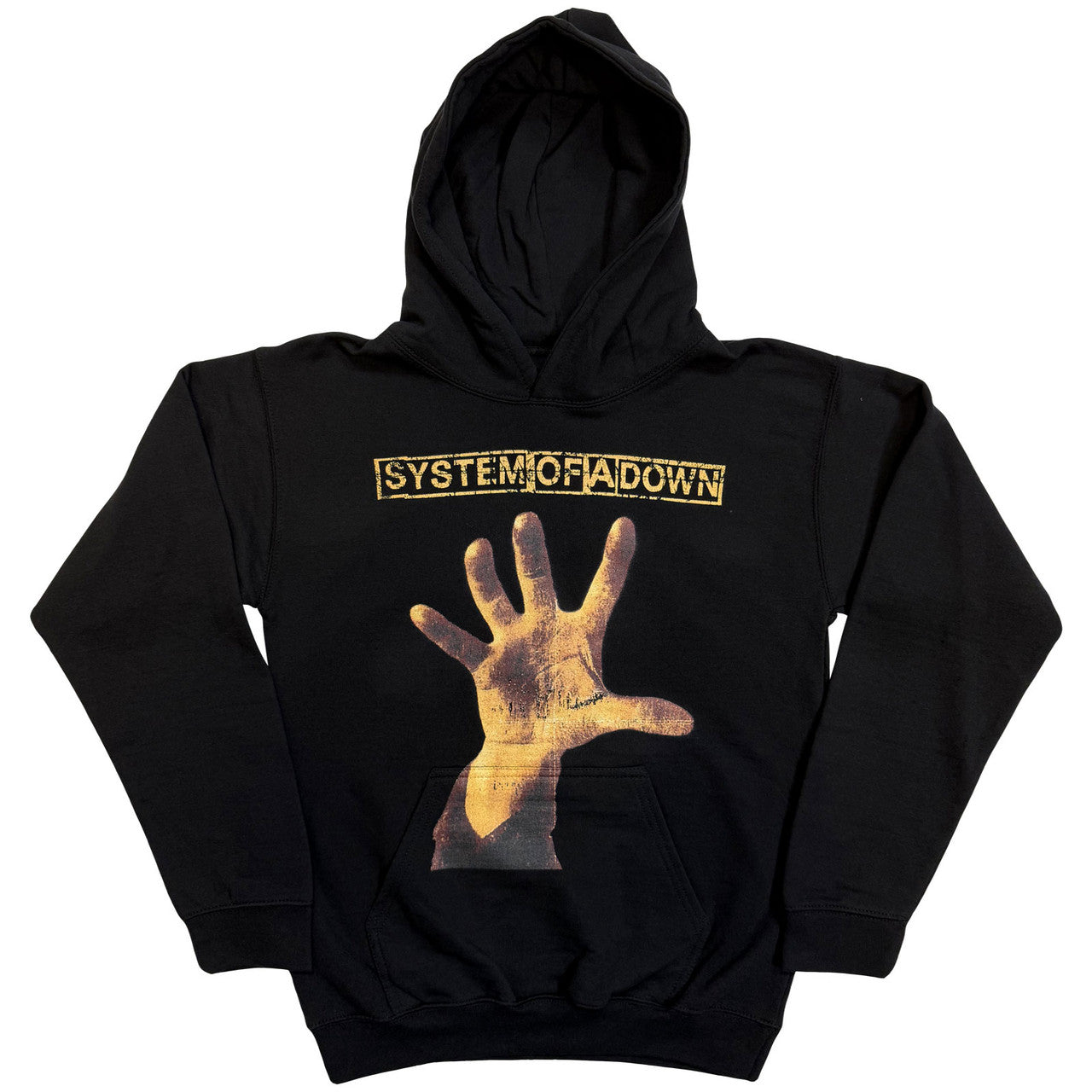 System Of A Down Unisex Pullover Hoodie: Hand (Black)