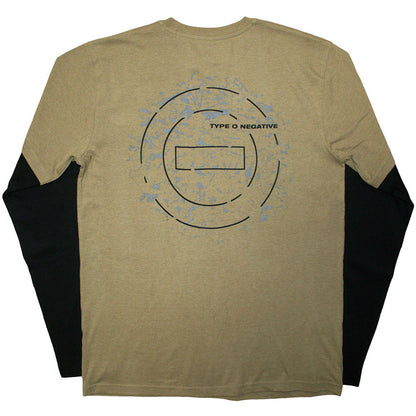 Type O Negative Unisex Layered Long Sleeve T-Shirt: Tree (Black & Green) (Back Print)