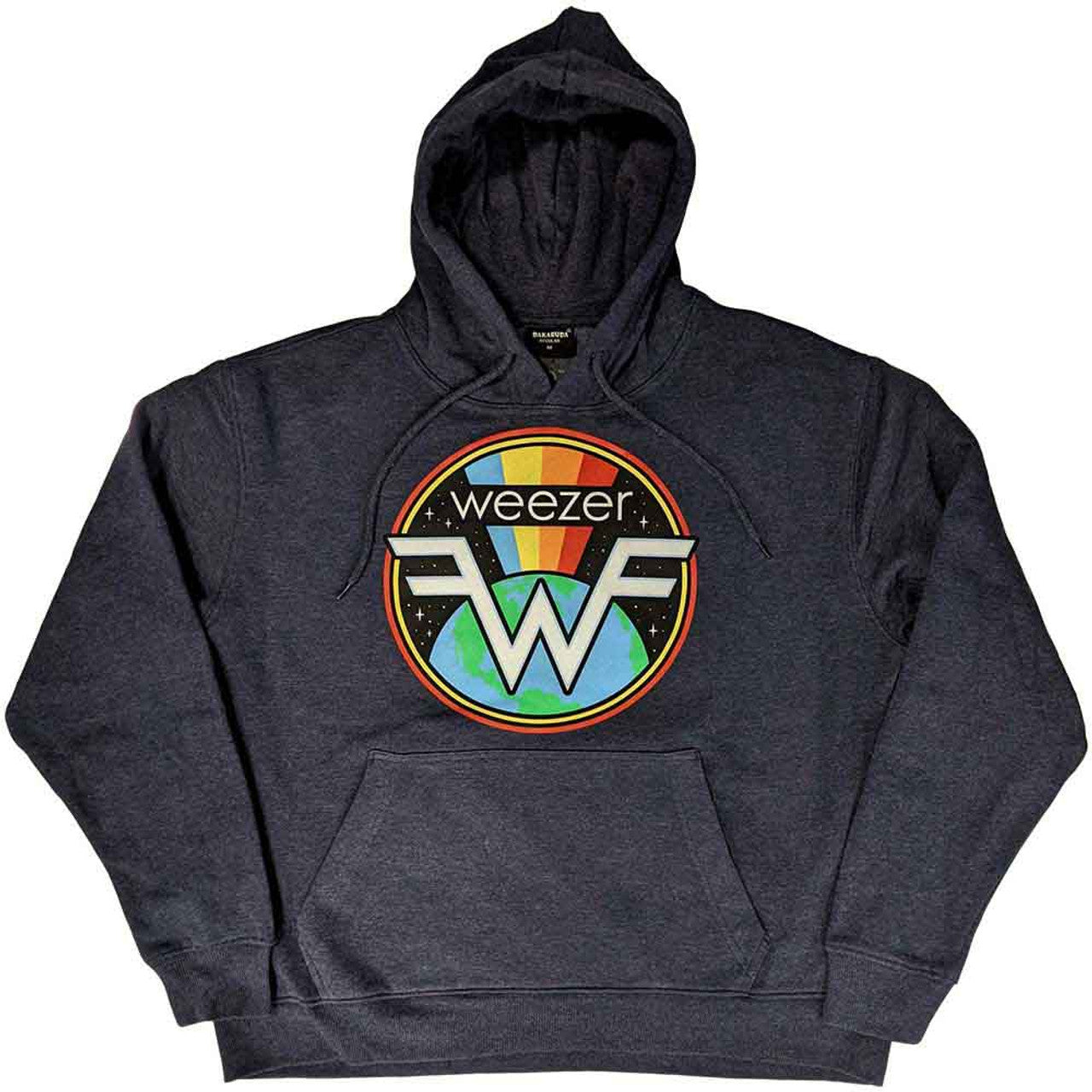 Weezer Unisex Pullover Hoodie: Symbol Logo (Navy Blue)