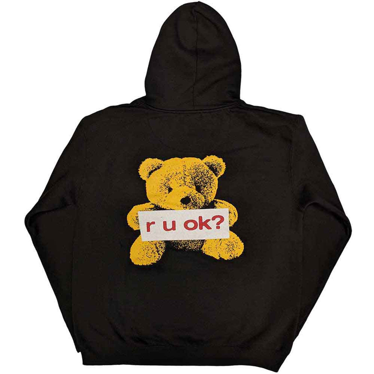 Yungblud Unisex Pullover Hoodie: R-U-OK? (Black) (Back Print)
