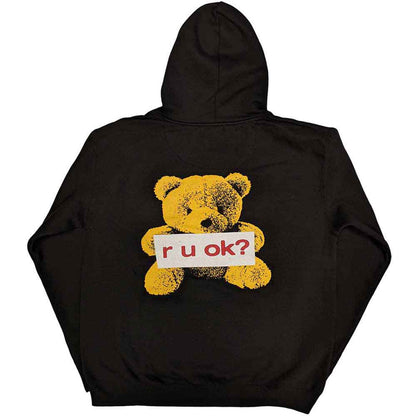 Yungblud Unisex Pullover Hoodie: R-U-OK? (Black) (Back Print)