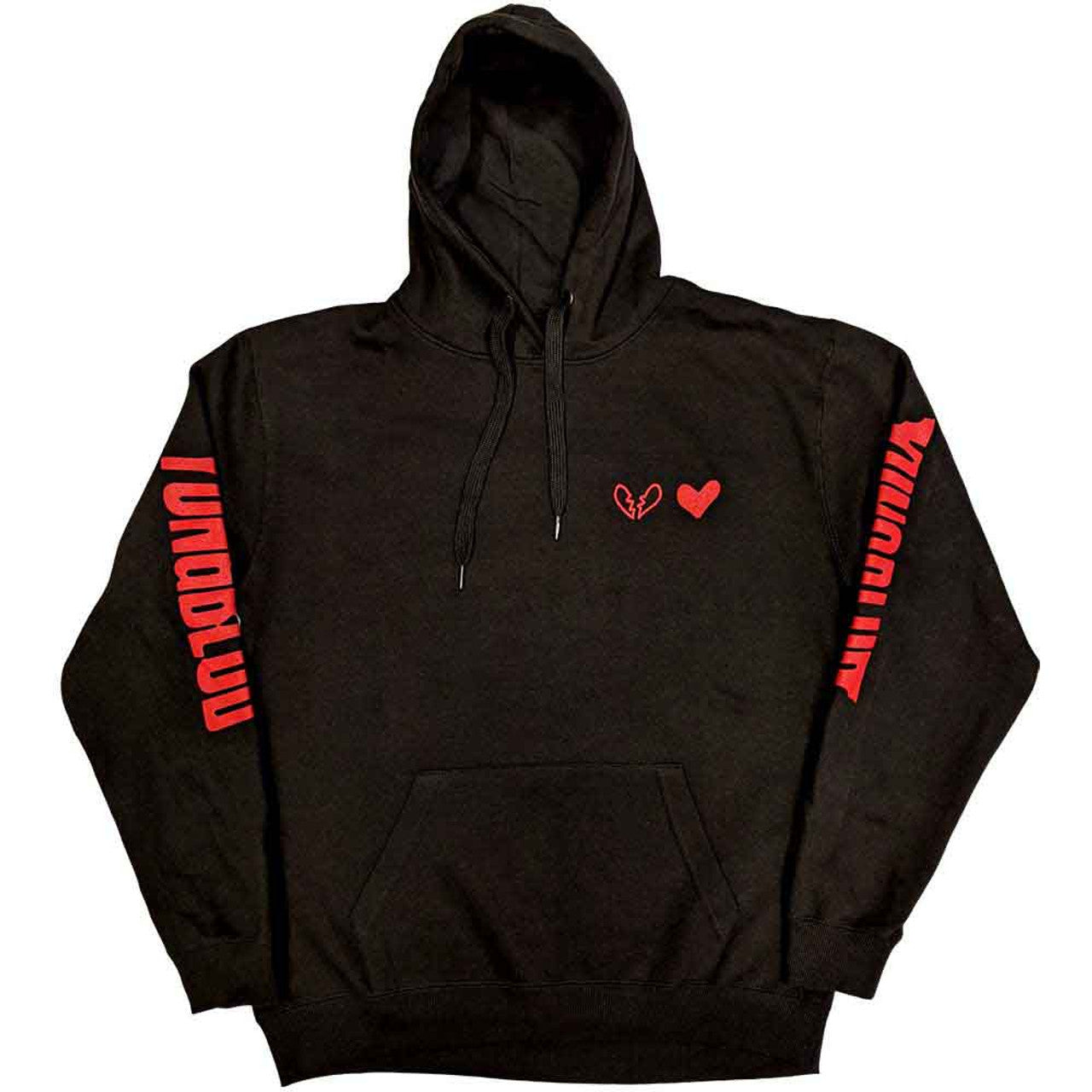 Yungblud Unisex Pullover Hoodie: R-U-OK? (Black) (Back Print)
