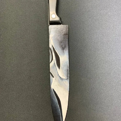 Scream Ghost Face Wes Craven Kitchen Knife with Stand