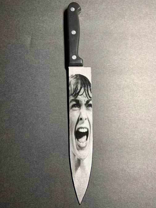 Psycho 1960 Alfred Hitchcock Kitchen Knife With  Sublimated Stand