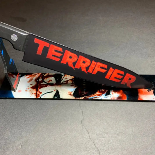 Terrifier Art the Clown Kitchen Knife With Stand
