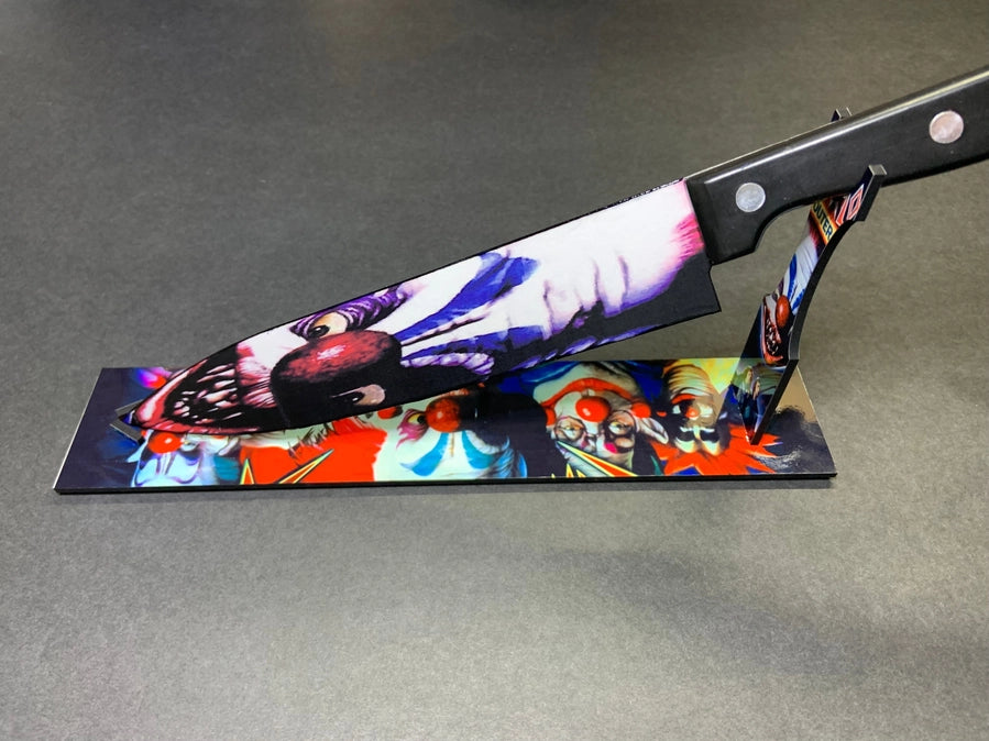 Killer Clowns from Outer Space Knife with Sublimated Stand