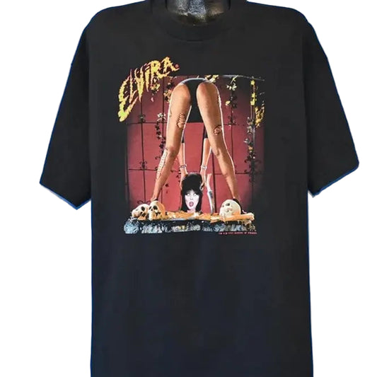 90s Elvira Mistress of the Dark Horror Host Movie Skull