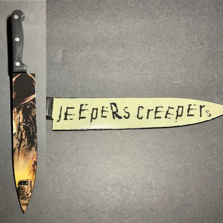 Jeepers Creepers 2001 Knife With t Sublimated Stand