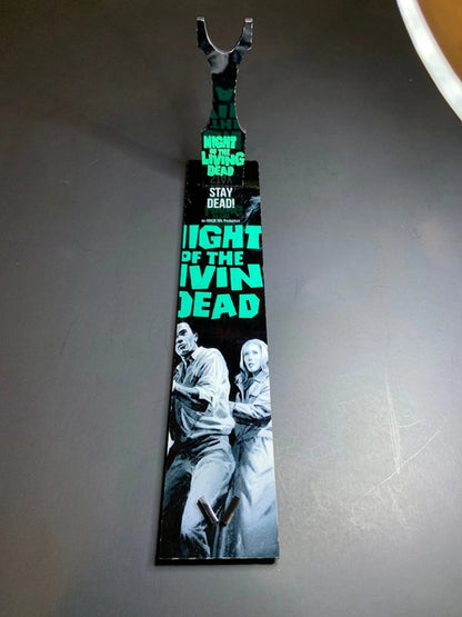 Night of the Living Dead 1968 Romero Kitchen Knife With  Sublimated Stand