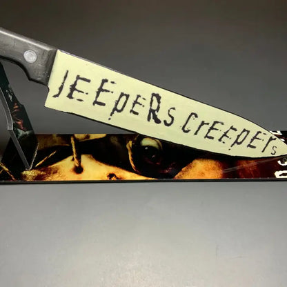 Jeepers Creepers 2001 Knife With t Sublimated Stand