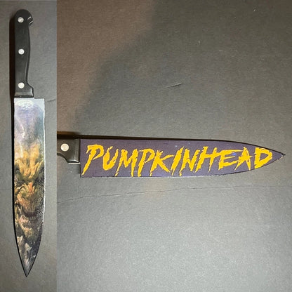 Pumpkinhead 1988 Kitchen Knife with Sublimated Stand