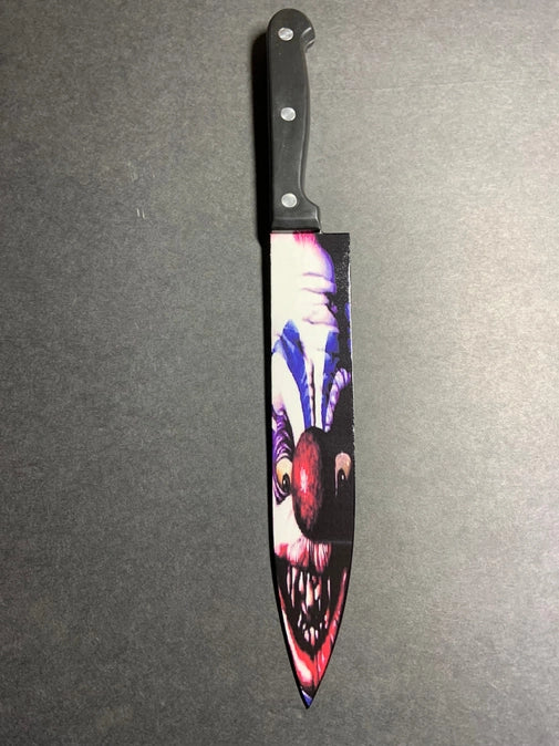 Killer Clowns from Outer Space Knife with Sublimated Stand