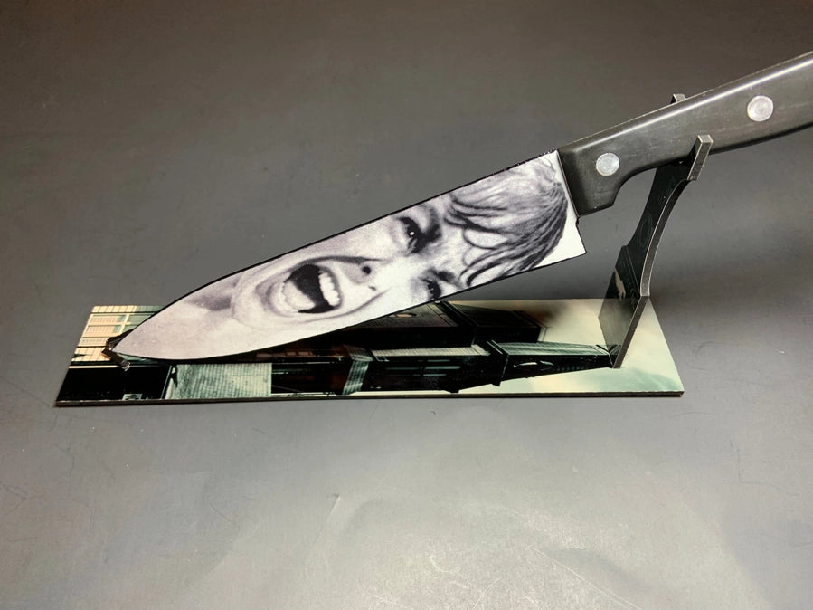 Psycho 1960 Alfred Hitchcock Kitchen Knife With  Sublimated Stand
