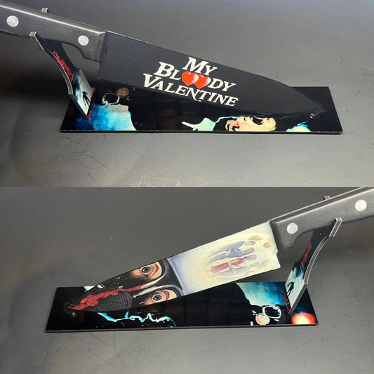 My Bloody Valentine 1981 Horror Knife with Stand