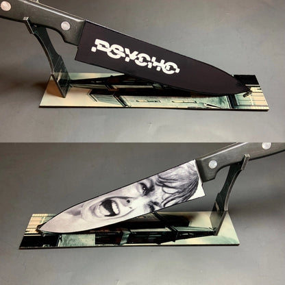 Psycho 1960 Alfred Hitchcock Kitchen Knife With  Sublimated Stand