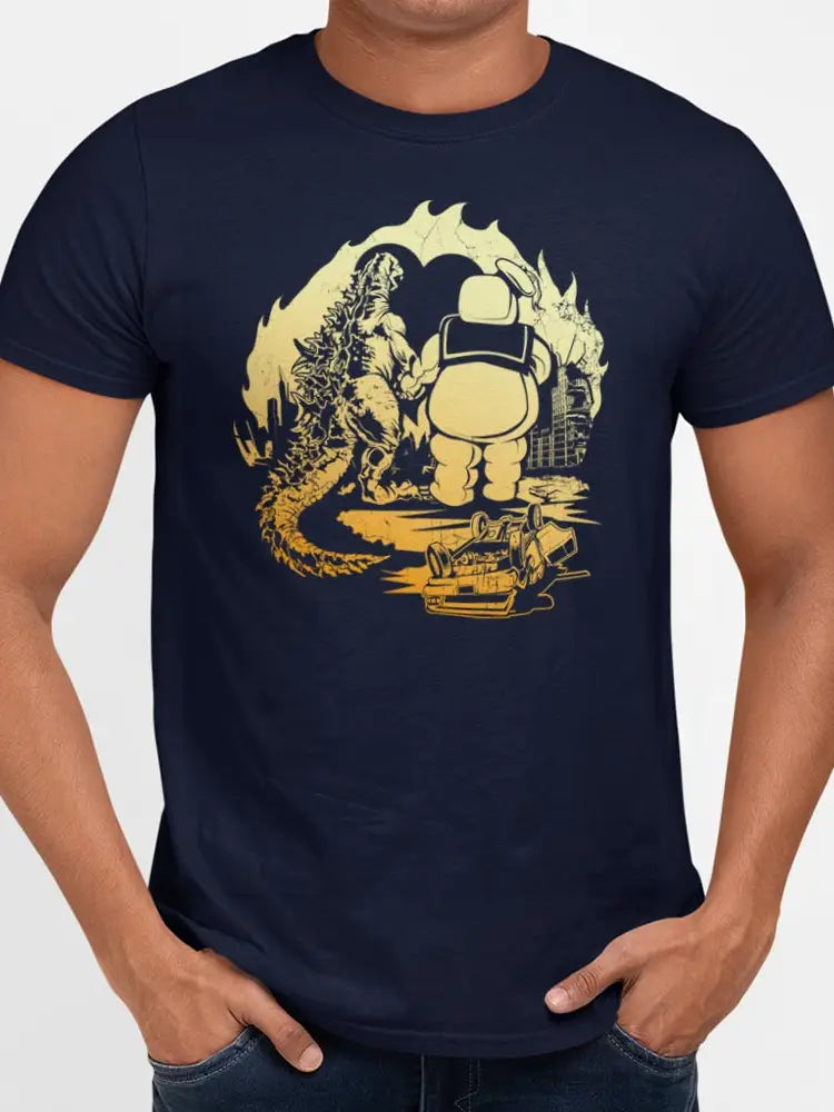 Godzilla vs Marshmallow Man