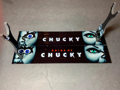 Bride of Chucky Tiffany 2 Kitchen Knife Set Witht Sublimated Stand