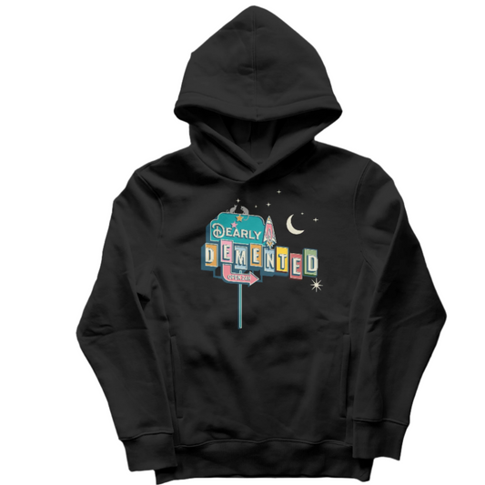 Retro Demented Retro Premium Heavy Hoodie