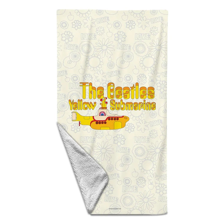 The Beatles Beach Towel: Yellow Submarine Love (Multicolour)