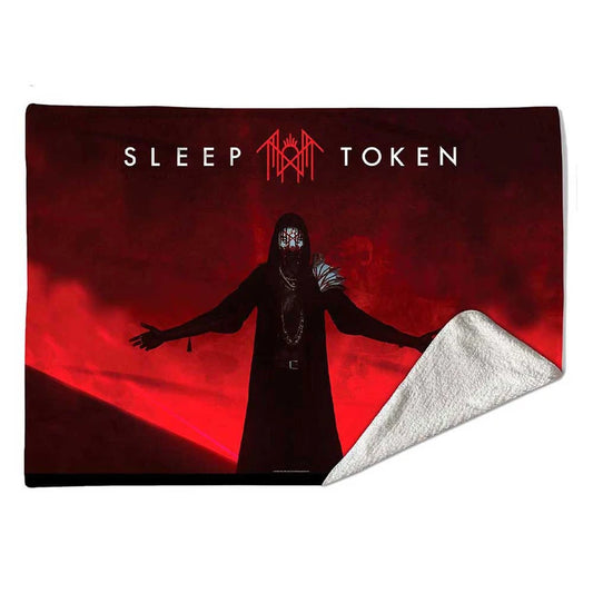 Sleep Token Sherpa Fleece Blanket: Red Light (Multicolour)