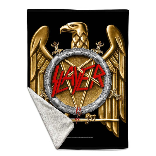 Slayer Sherpa Fleece Blanket: Golden Eagle (Multicolour) (Single)