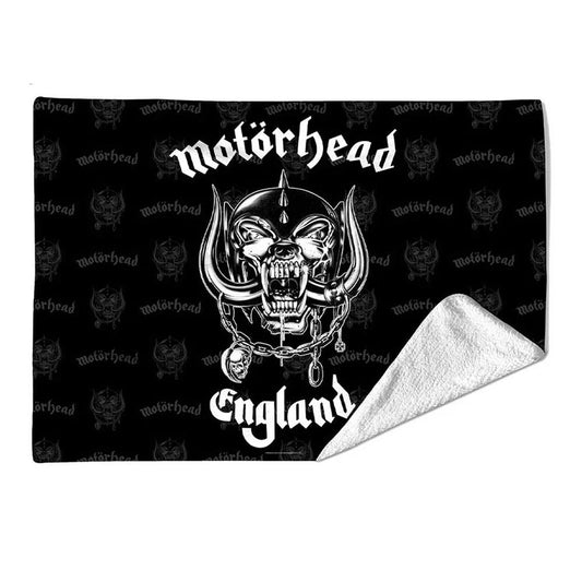 Motorhead Sherpa Fleece Blanket: England (Black)